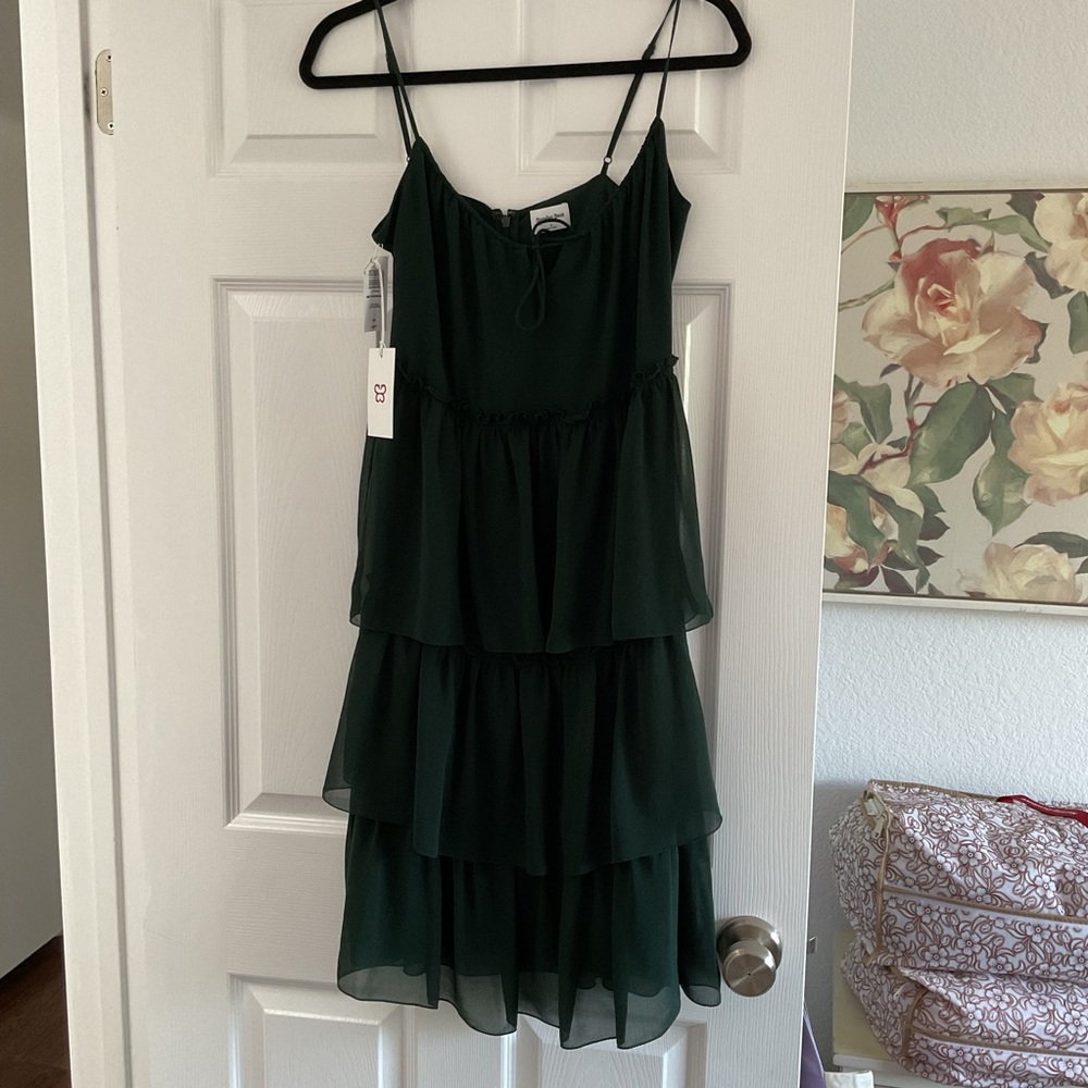 *NWT* Aritzia Sunday Best Metronome Dress in Emerald